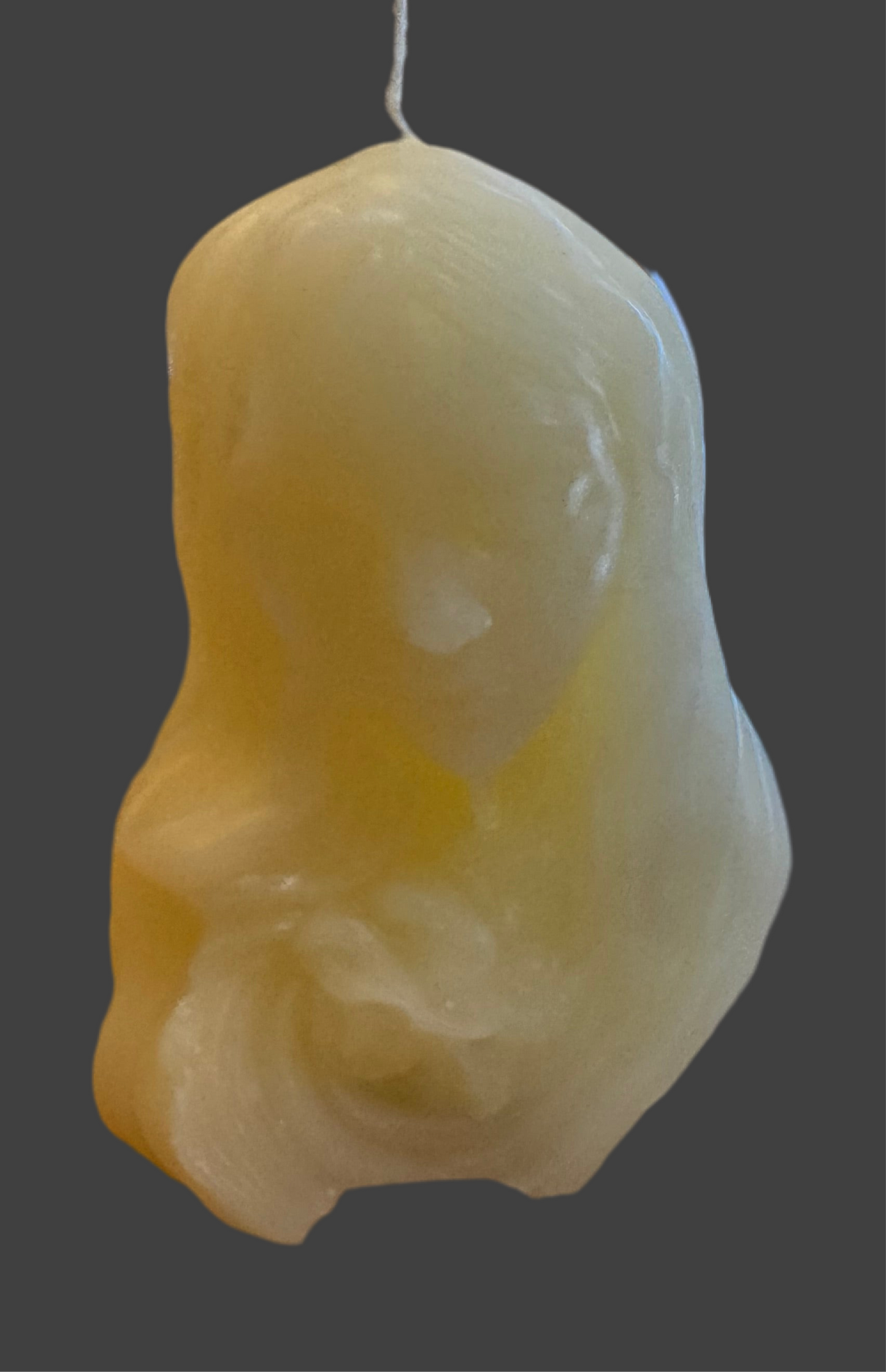 Beeswax Our Lady devotional Candle natural