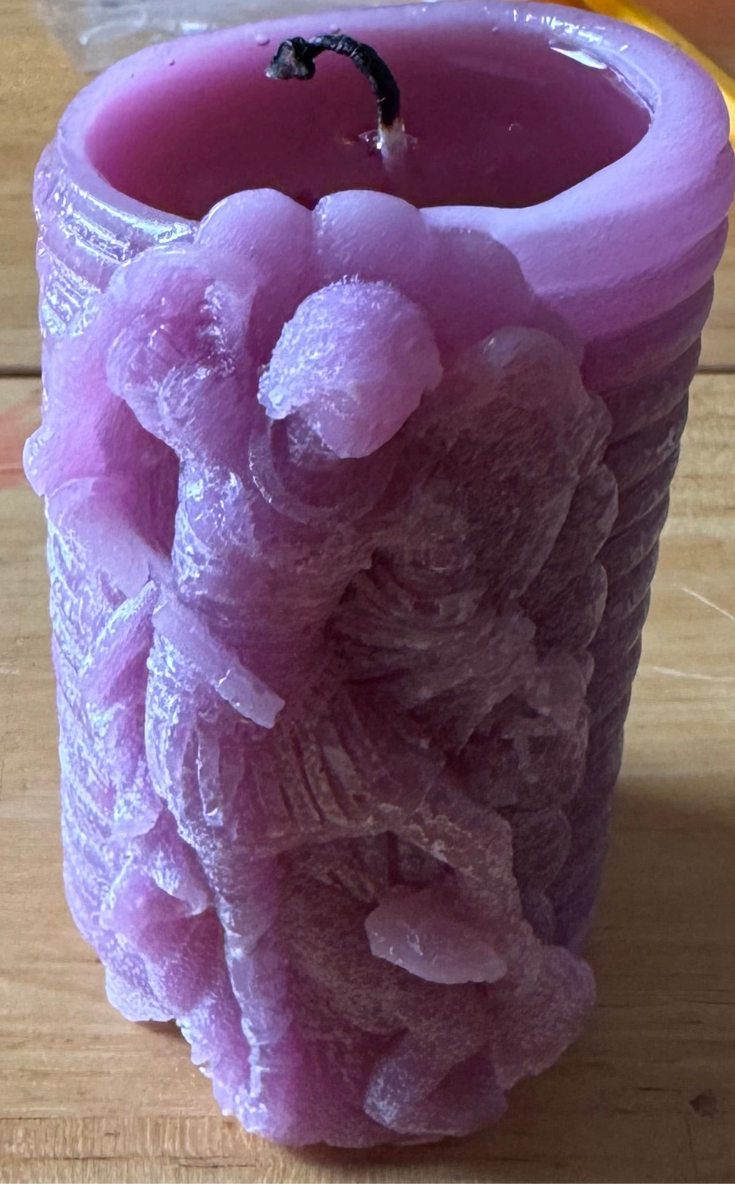 Beeswax St. Michael candle