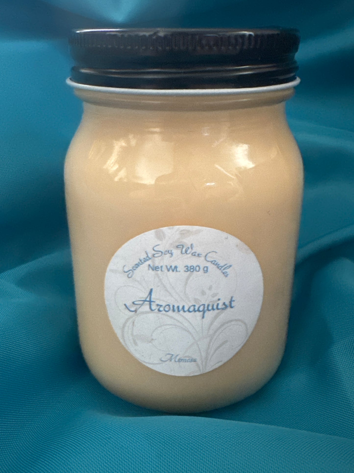 13.4 ounce Mason jar.