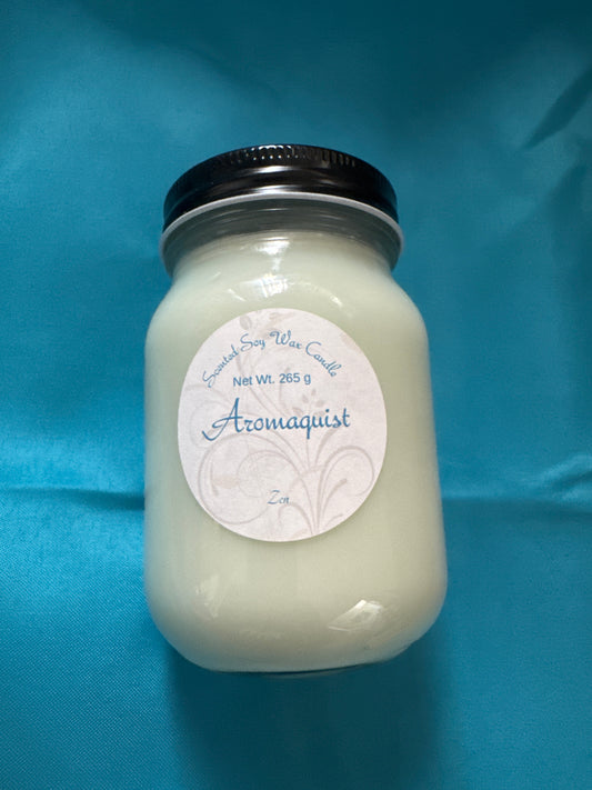 13.4 ounce Mason jar.